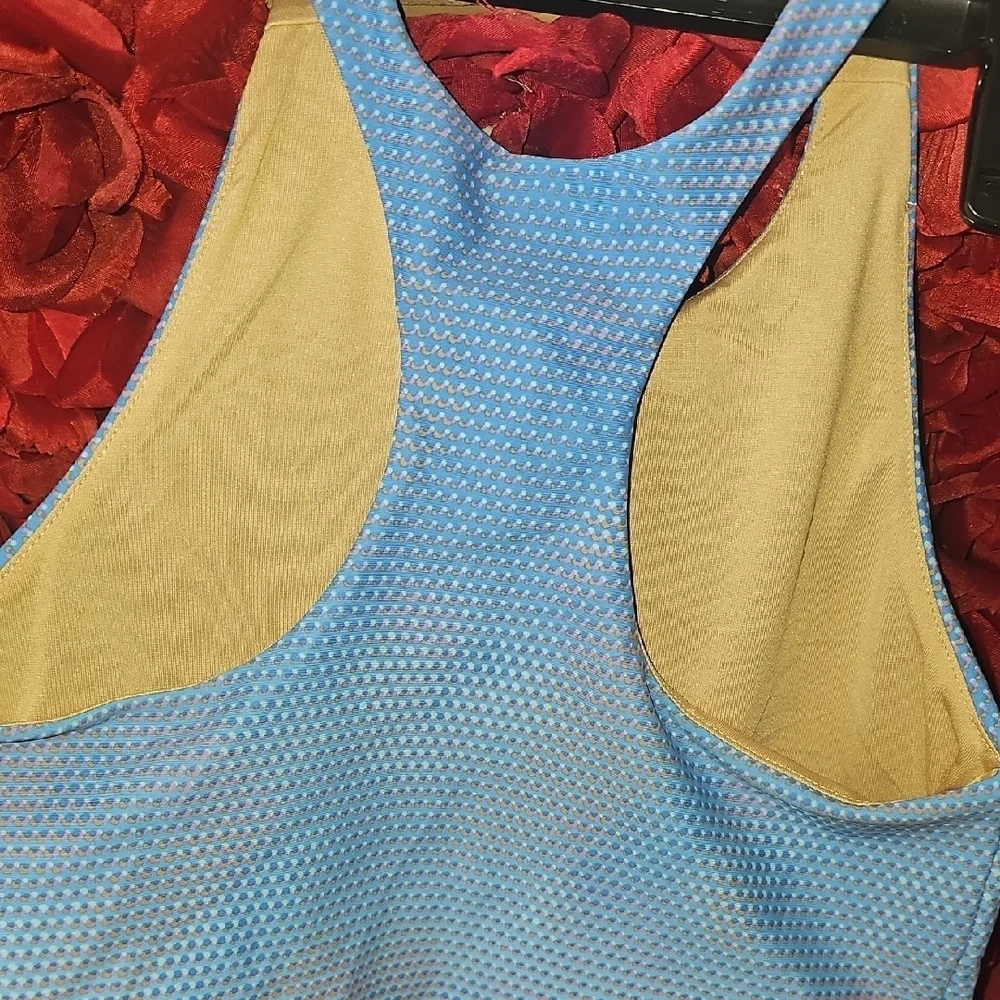 Old Navy Active NWT Girls Light Blue Tank Top Size 10/12
